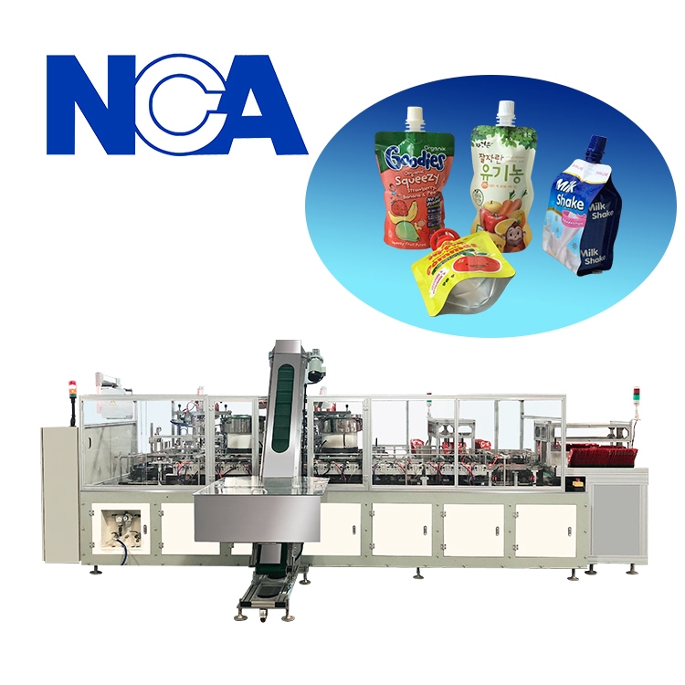 NCA1609A 軟包裝袋自動裝嘴封口機